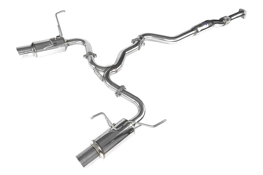 Invidia 08+ Subaru WRX/STI 4dr N1 Twin Outlet Single Layer Tip SS Cat-Back Exhaust