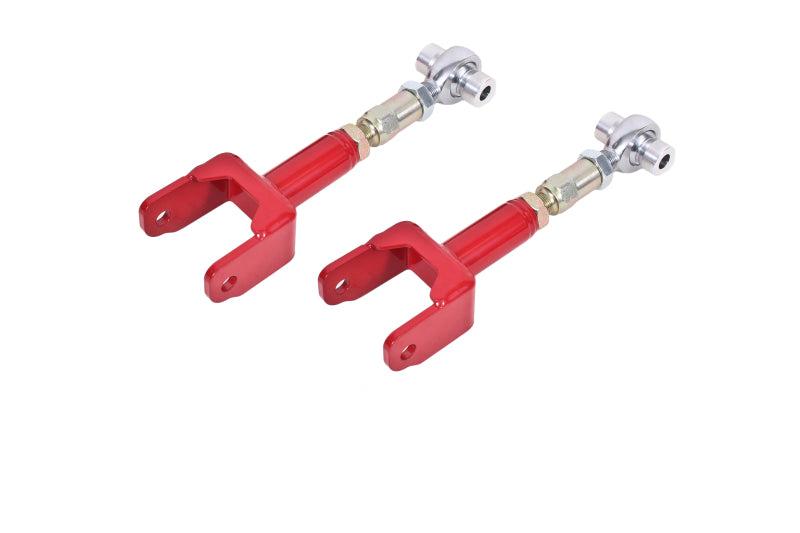 BMR 68-72 A-Body Upper Control Arms On-Car Adj. Rod Ends - Red - UTCA047R for 1968-1972 Buick Skylark - front view