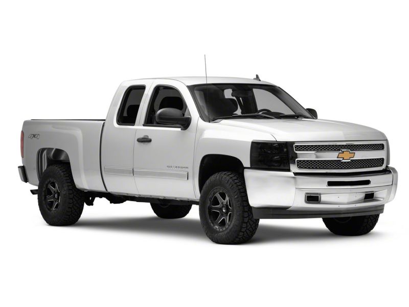 Raxiom 07-14 Chevrolet Silverado 1500 HD Axial OEM RepHeadlights- Chrome Housing- Smoked Lens - S122324