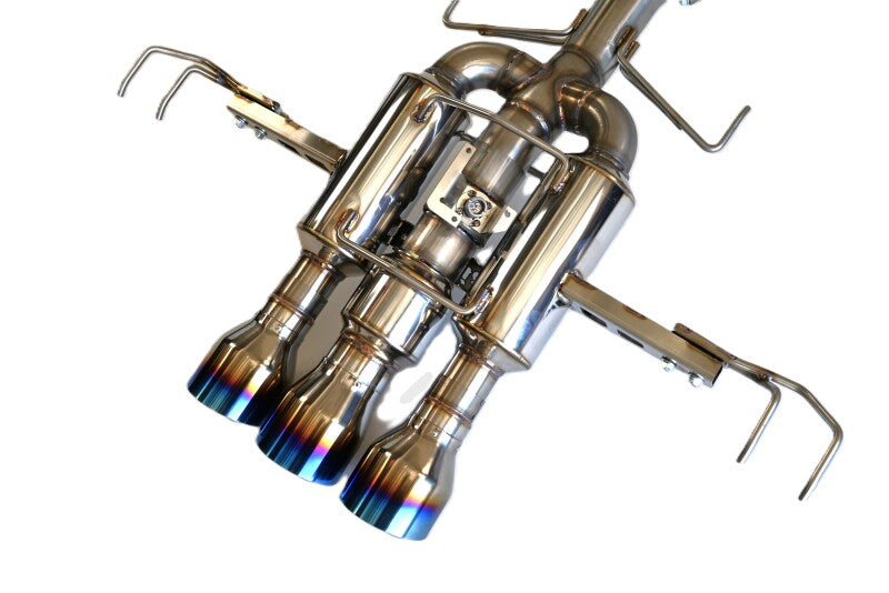 Invidia 22+ HONDA CIVIC TYPE-R FL5 R400 SINGLE LAYER TI TIP FULL CAT-BACK (NON POLISH PIPE) - HS22CTRFGM3STL