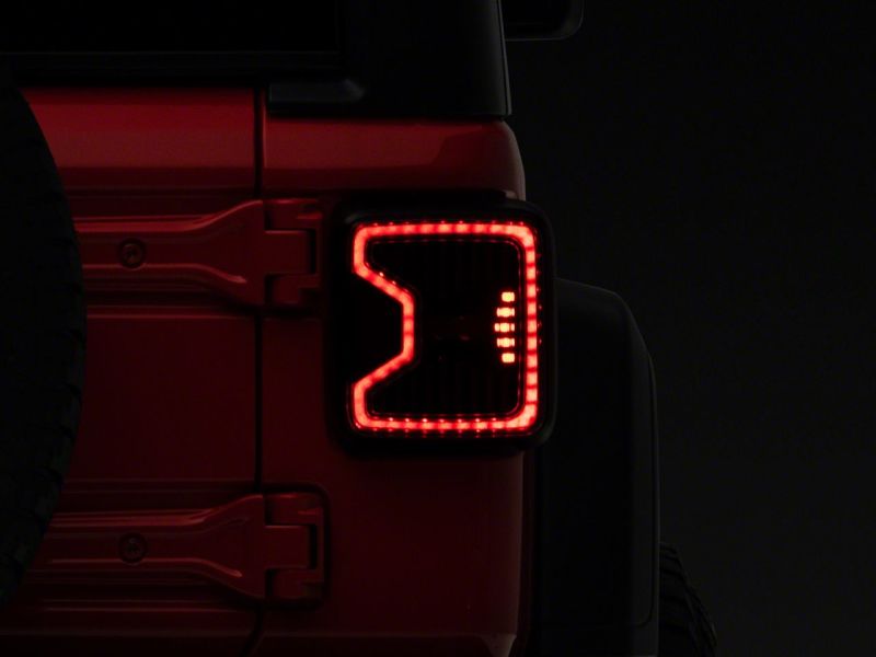 Raxiom 18-23 Jeep Wrangler JL LED Tail Lights- Blk Housing (Smoked Lens) - J137647-JL
