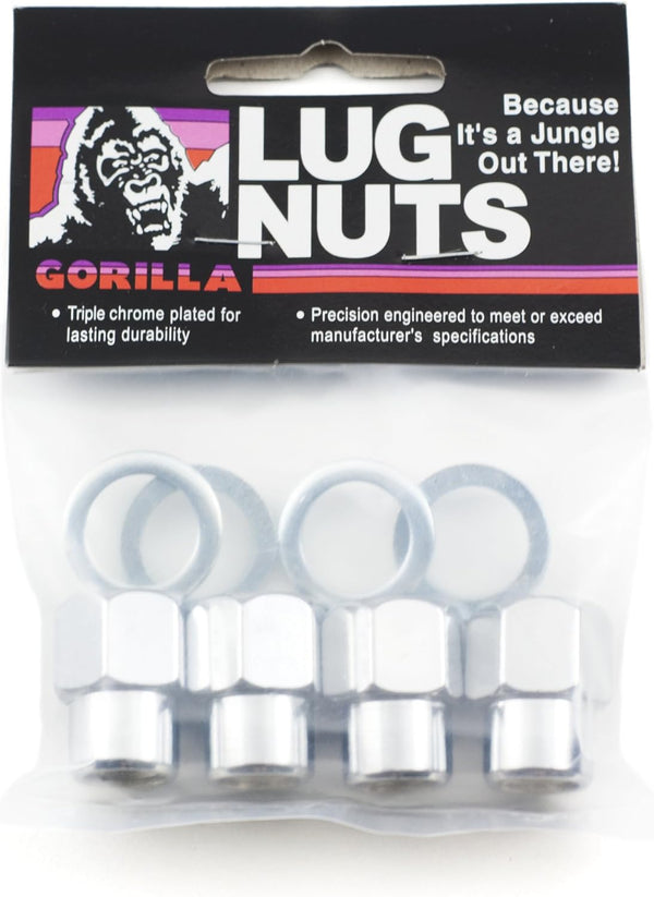 Gorilla Automotive - Short Mag OE Lug 13/16" 12-1.25 CHR Bag - 73027SMB