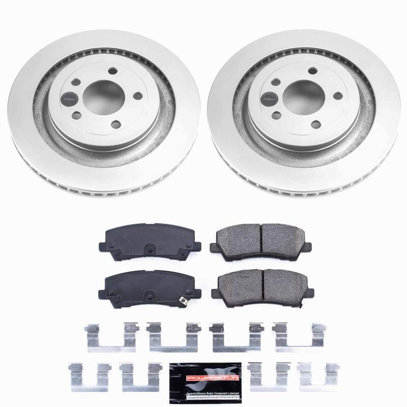 Power Stop 15-23 Ford Mustang Rear Z23 Coated Brake Kit - CPK6812-23