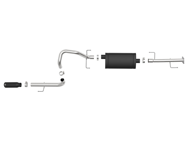 aFe MACHForce XP 2.5in 304-SS Exhaust Cat-Back w/ Polished Tip 10-20 Toyota 4Runner V6-4.0L - 49-36040-1P