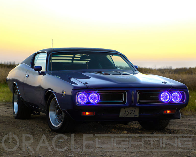 Oracle Pre-Installed Lights 5.75 IN. Sealed Beam - ColorSHIFT Halo SEE WARRANTY - 6904-333