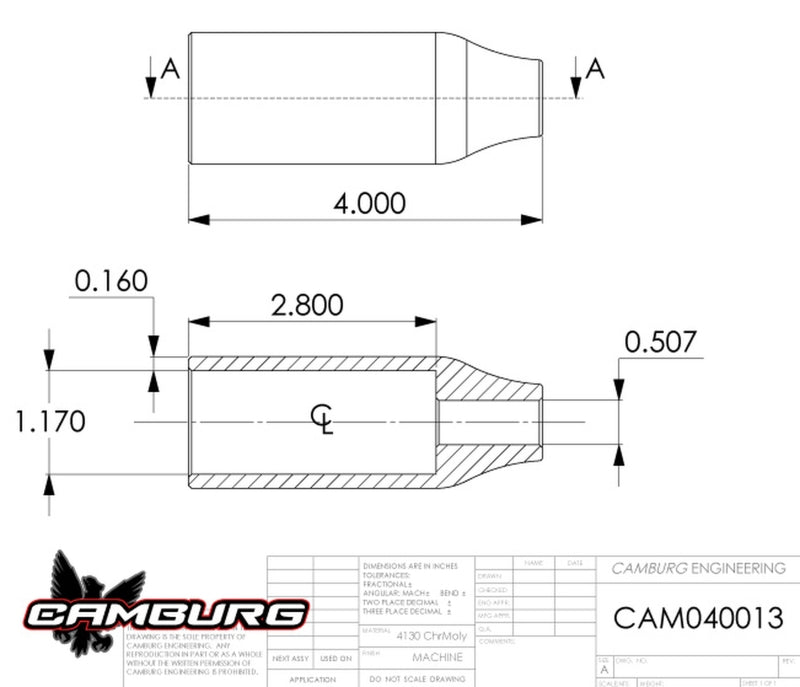Camburg 1.50in. 4130 Billet Shock Mounts (pair) - CAM-040013