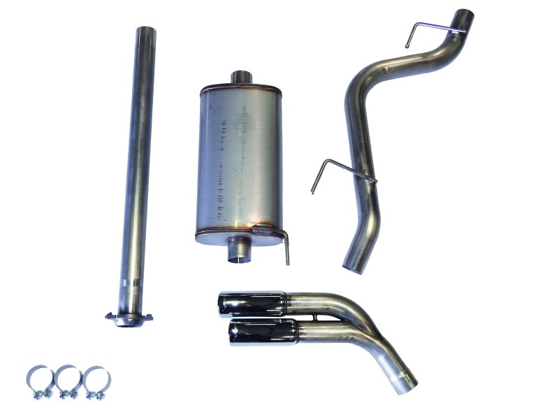 JBA 15-20 Ford F-150 2/4WD 2.7L/3.5L/5.0L 304SS Dual Side Exit Cat-Back Exhaust - 30-2544