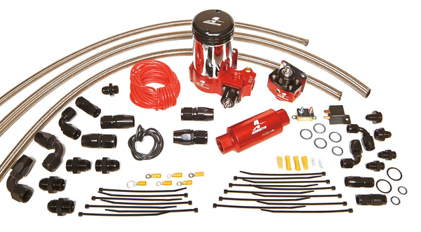 Aeromotive A2000 Complete Drag Race Fuel System for Single Carb - 17203