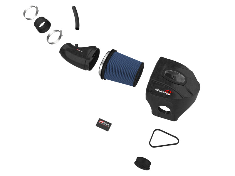 aFe Momentum Black Series Carbon Fiber Pro 5R Air Intake System 11-19 Dodge Charger SRT8 6.4L - 58-10003R