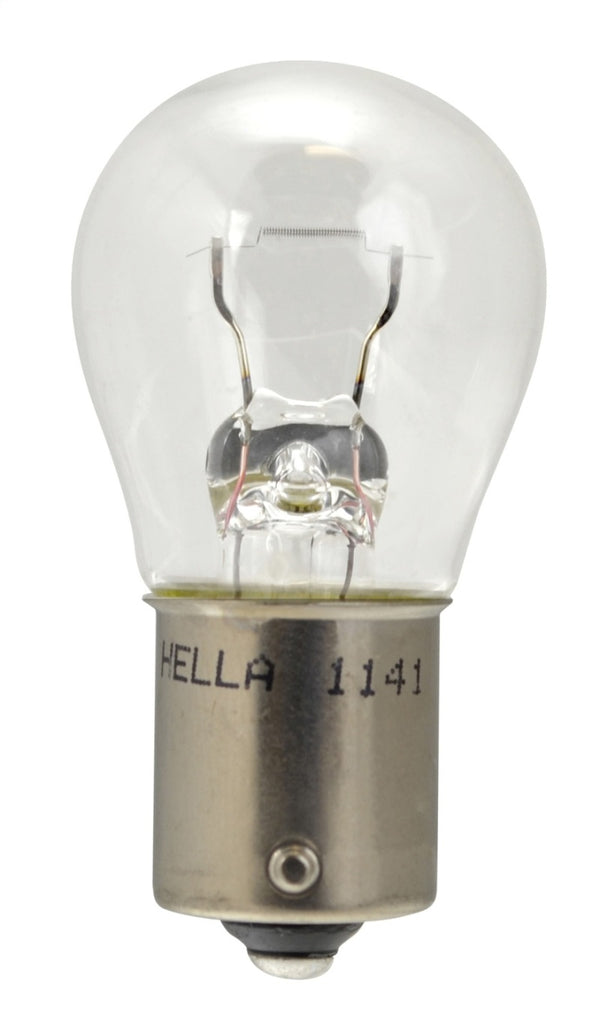 Hella Bulb 1141 12V 18W Ba15S S8 (2) - 1141TB for 2005-2011 Mercedes Benz C Class - front view