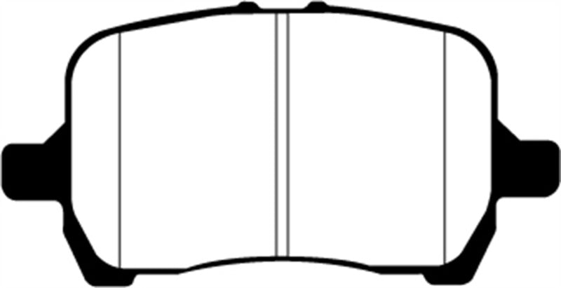 EBC 04-06 Chevrolet Cobalt 2.0 Supercharged Greenstuff Front Brake Pads - DP21763