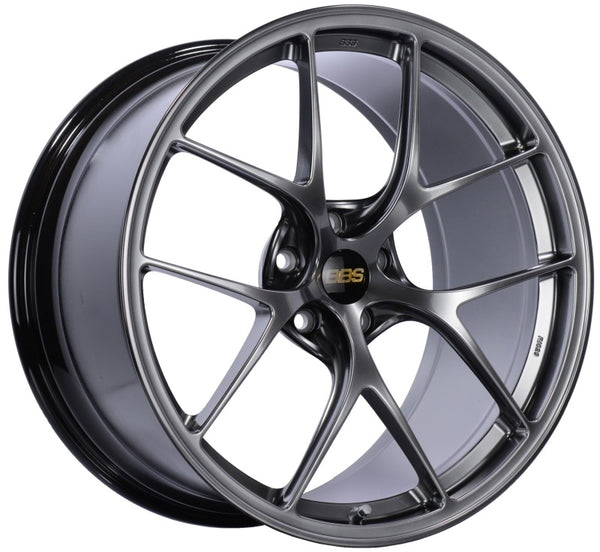 BBS RI-D 20x10 5x112 ET19 Diamond Black Wheel -82mm PFS/Clip Required - RI051DBK by BBS