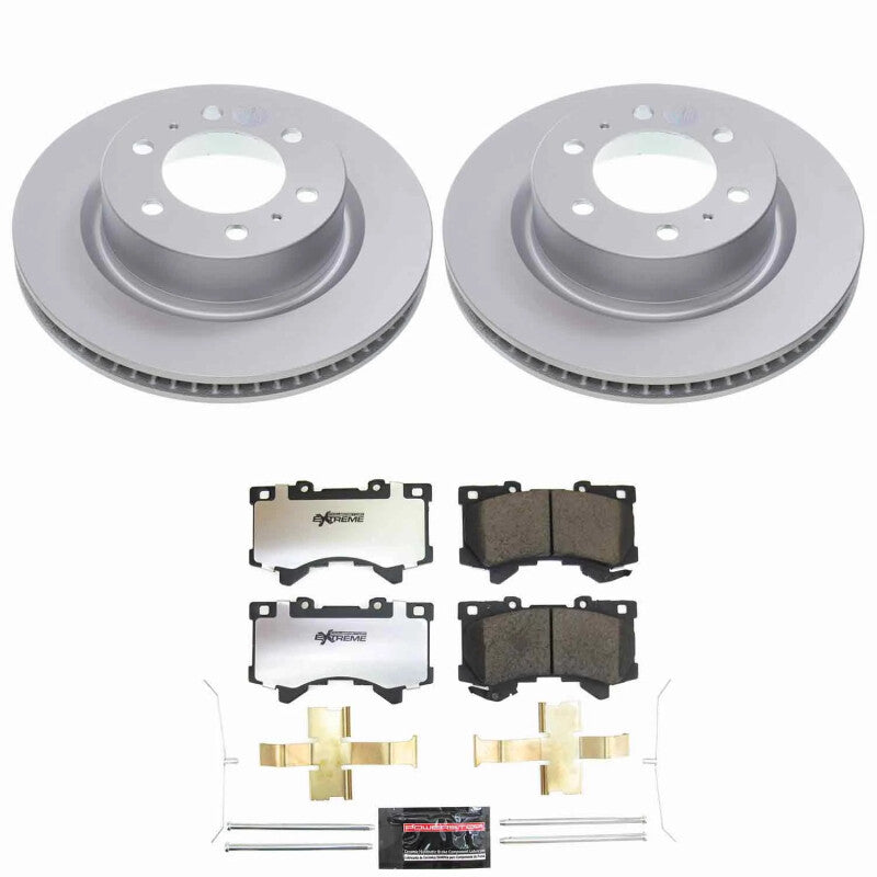 Power Stop 24-25 Toyota Tacoma Front Z36 Coated Truck & Tow Brake Kit - CPK9298-36