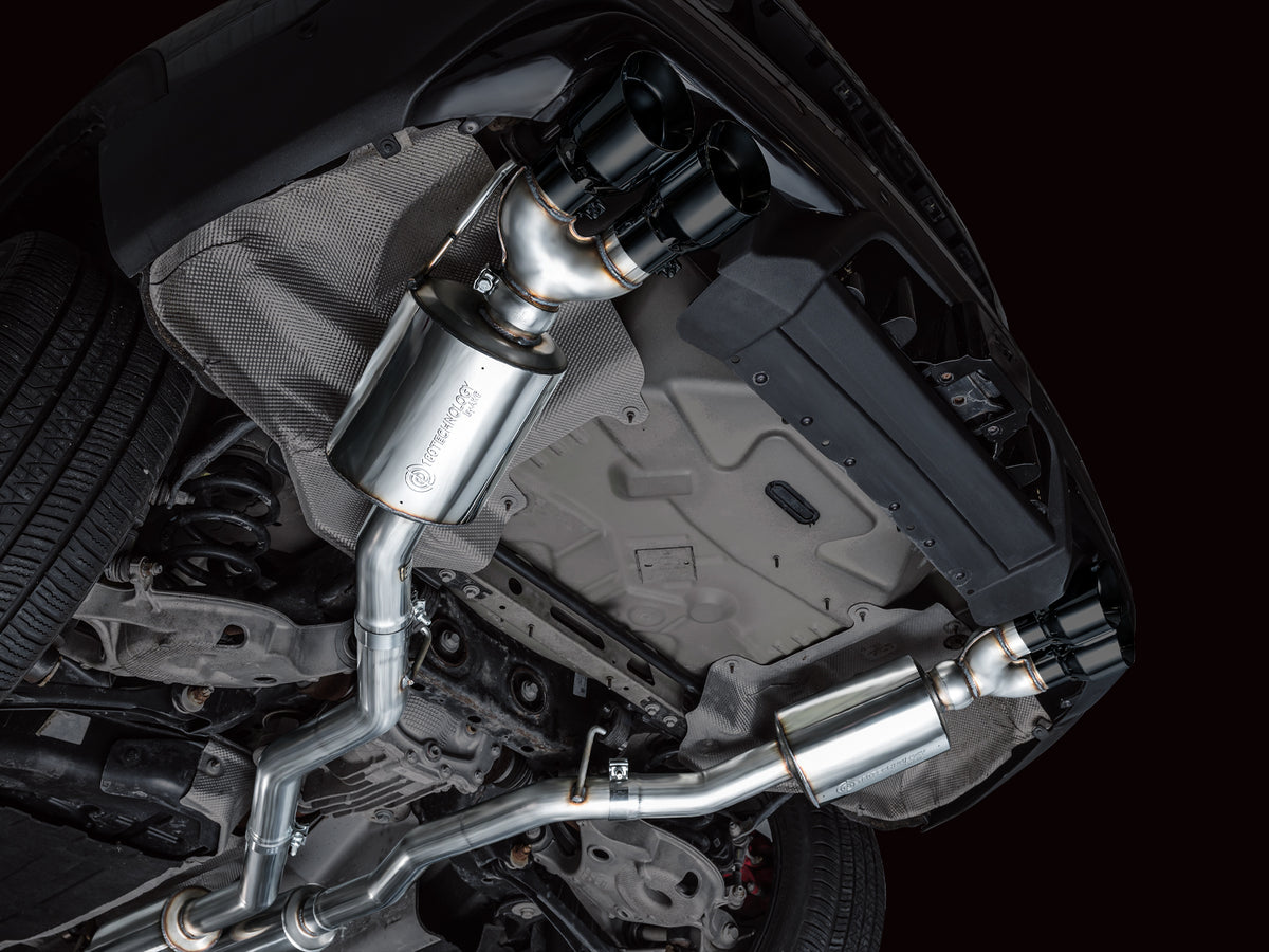 AWE Tuning 2020+ Ford Explorer ST Touring Edition Exhaust w/ Diamond Black Tips - 3015-43625