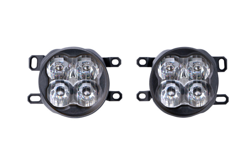 Diode Dynamics SS3 Sport Type CGX Kit ABL - Yellow SAE Fog - DD7198 for 2010-2020 Toyota Sienna - side view