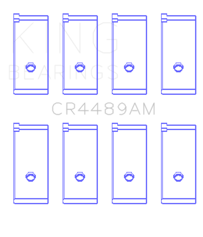 King Engine Bearings Suzuki F8/F10/(Size +0.25mm) Connecting Rod Bearing Set - CR4489AM0.25
