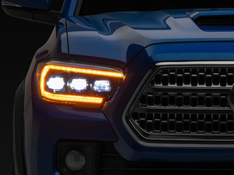 Raxiom 16-23 Toyota Tacoma CXR Series V2 LED Projector Headlights- Black Housing- Clear Lens - TT44175 - additional view 9