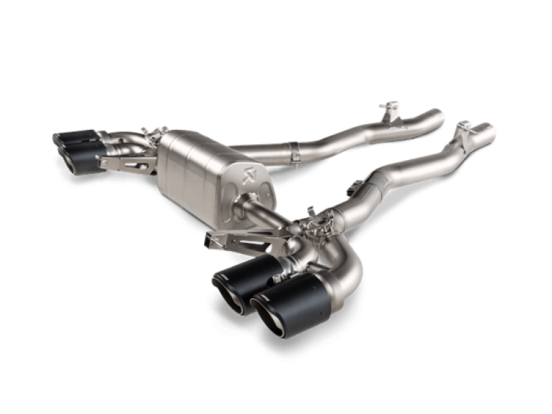Akrapovic 2020 BMW M8/M8 Competition (F91/F92) w/OPF/GPF Slip-On Line (Titanium) w/Carbon Tips - S-BM/T/22H