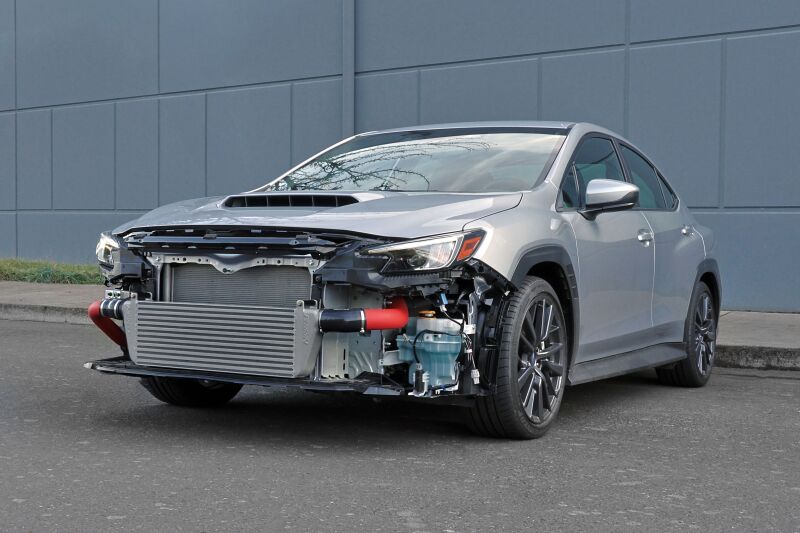 PERRIN 02-25 Subaru WRX/STI Standard Size Front Mount Intercooler Core - Silver - PSP-ITR-400SL