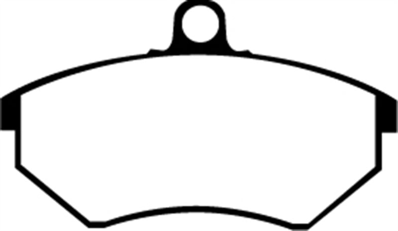 EBC 89-93 Volkswagen Corrado 1.8 Supercharged Yellowstuff Front Brake Pads - DP4841/2R