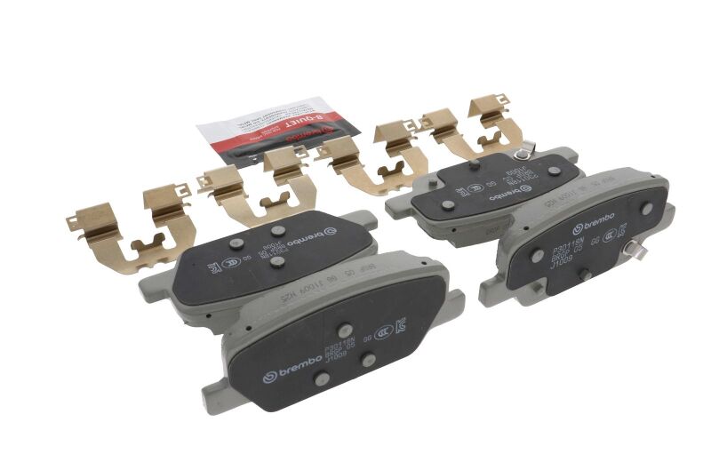 Brembo OE 20-24 Hyundai Palisade/19-20 Santa Fe/20-24 Kia Telluride PRIME Ceramic Brake Pad - Rear - P30118N