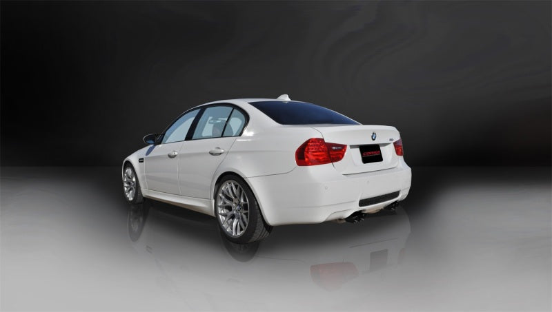 Corsa 2008-2012 BMW M3 E90 Black Sport Cat-Back Exhaust - 14569BLK