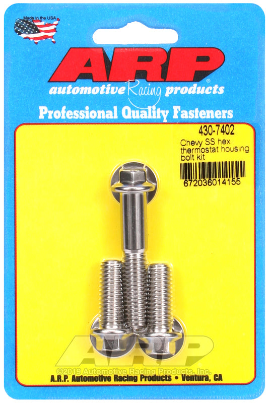 ARP Chevy SS Hex Thermostat Housing Bolt Kit - 430-7402