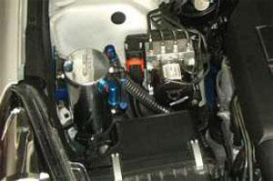 Cusco Oil Catch Tank Subaru Legacy BRF/BR9 0.6L Capacity w/ 15mm Hose - 687 009 A for 2010-2011 Subaru Legacy - front view