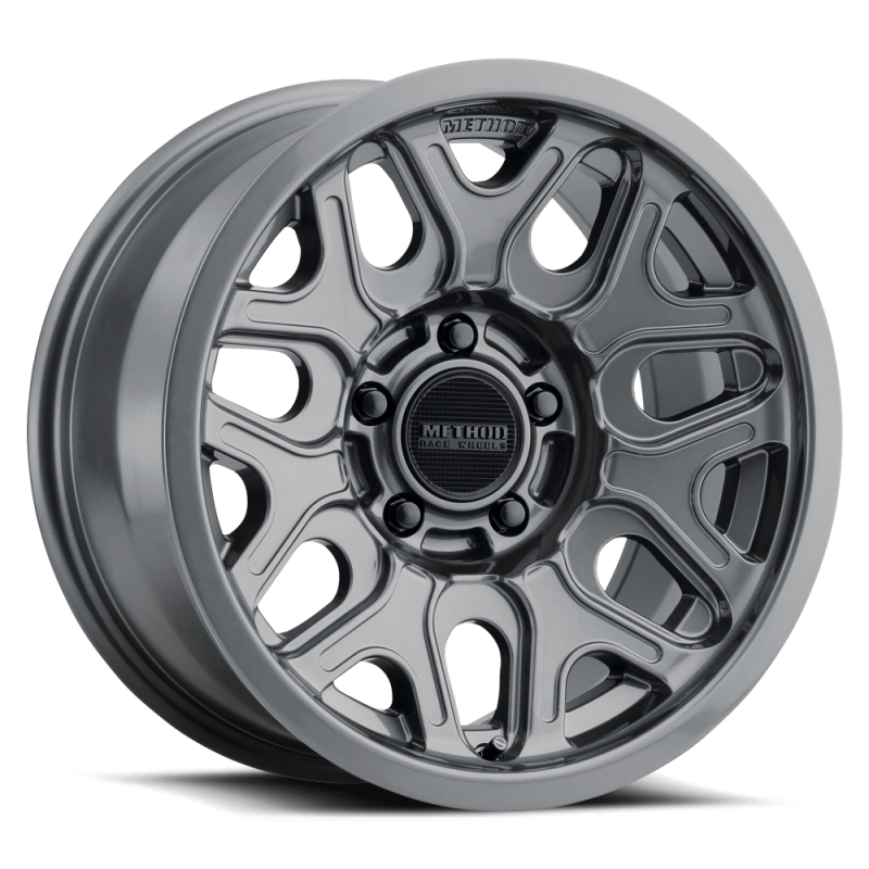 Method MR322 / 20x10 / 6x5.5 BP / -18ET / 4.76in BS / 106.25mm CB - Gloss Titanium Wheel - MR32221060818N