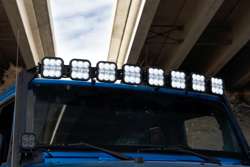 Diode Dynamics Jeep JK SS5 Sport CrossLink Windshield - Yellow Combo Lightbar Kit - DD7225