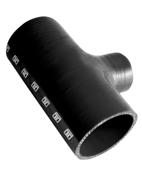 Turbosmart Hose Tee 2.00 ID 1.5 Spout - Black - TS-HT200150-BK by Turbosmart