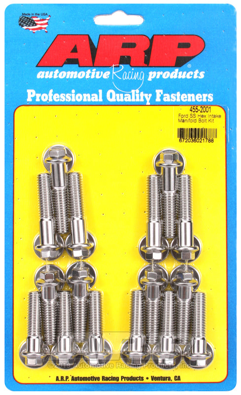 ARP BB Ford SS Hex Intake Manifold Bolt Kit - 455-2001