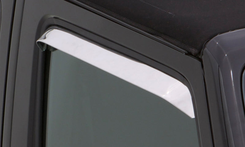 AVS 78-79 Ford Bronco Ventshade Window Deflectors 2pc - Stainless - 12064