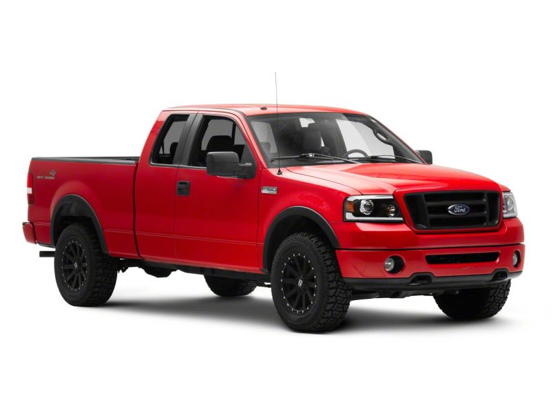 Raxiom 04-08 Ford F-150 Axial Series Projector Headlights w/ SEQL LED Bar- Blk Housing (Clear Lens) - T566364