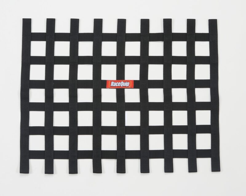 RaceQuip Black Ribbon Window Net - 721005RQP