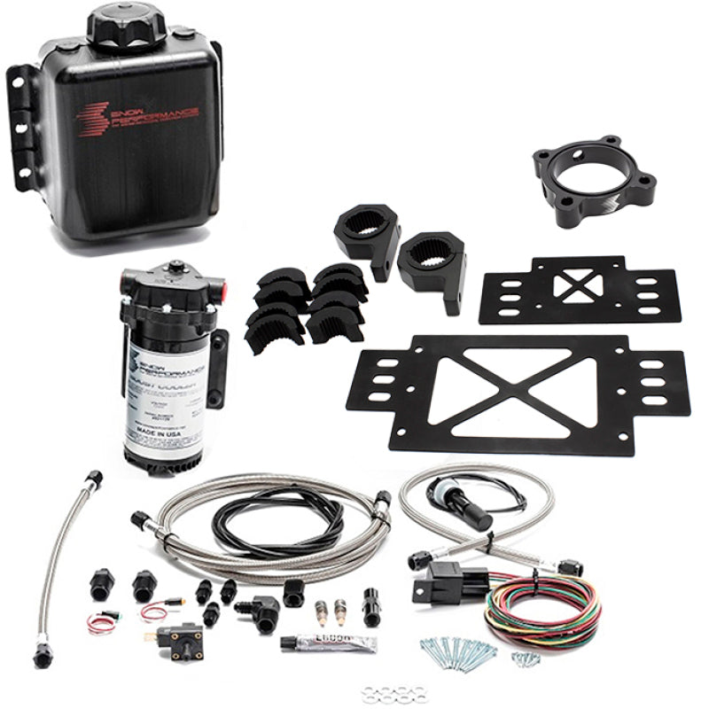 Snow Performance Stg 1 Boost Cooler RZR Turbo Water Methanol Injection Kit (SS Braid Line & 4AN) - SNO-20020-BRD by Snow Perf