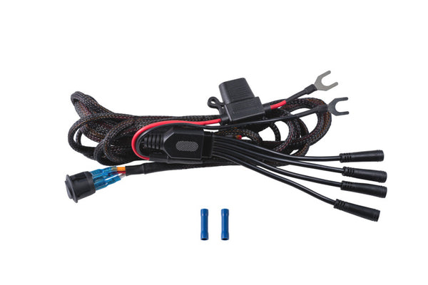 Diode Dynamics Stage Series Rock Light Single Color M8 3-Pin Wiring Harness - DD4142 by Diode Dynamics - front view