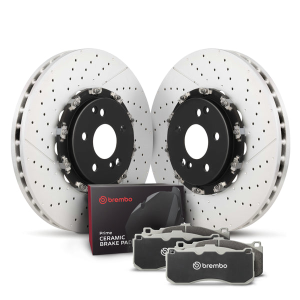Brembo OE 11-18 Nissan GT-R Front Disc Brake Kit - KT00745 for 2011-2024 Nissan GT R