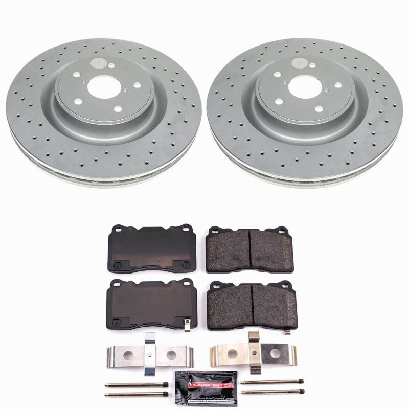 Power Stop 2021 Subaru WRX Front Z23 Coated Brake Kit - CPK9080-23