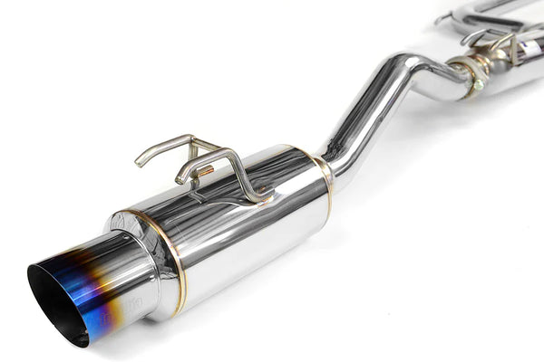 Invidia 06+ Civic Si 2dr ONLY 70mm RACING Titanium Tip Cat-back Exhaust - HS06HC2GTT for 2006-2011 Honda Civic Si - front vie