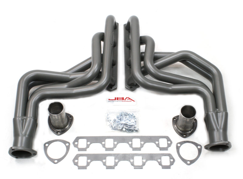 JBA 65-73 Ford Mustang 260-351W (w/Mustang II Suspension) 1-3/4in Primary Ti Ctd Long Tube Header - 6612SJT