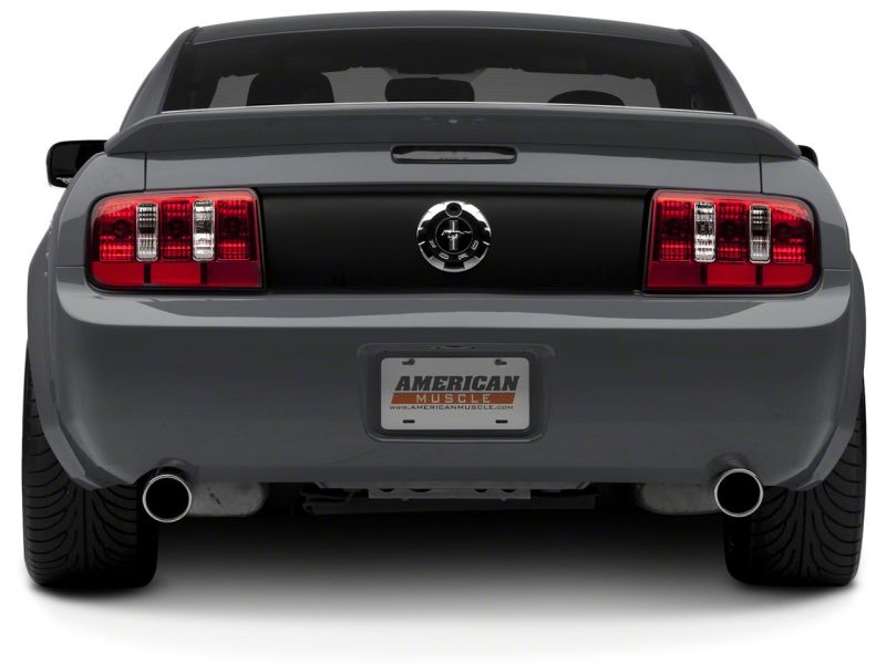 Raxiom 05-09 Ford Mustang Coyote Tail Lights- Chrome Housing - Red/Clear Lens - 49123