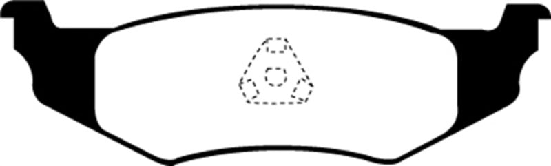 EBC 99-04 Chrysler 300M 3.5 Ultimax2 Rear Brake Pads - UD641 for 1993-2004 Chrysler Concorde - close-up