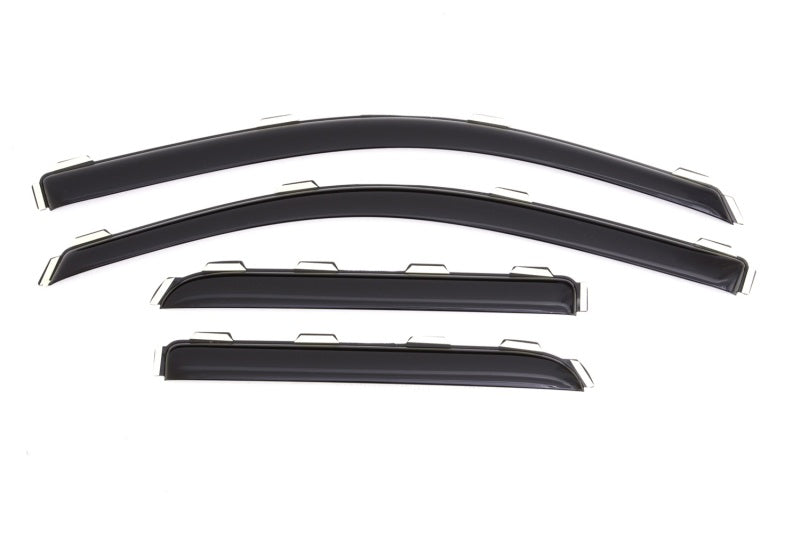 AVS 15-18 Chevy Silverado 2500 Ext. Cab Ventvisor Front &amp; Rear Window Deflectors 4pc - Smoke - 194528