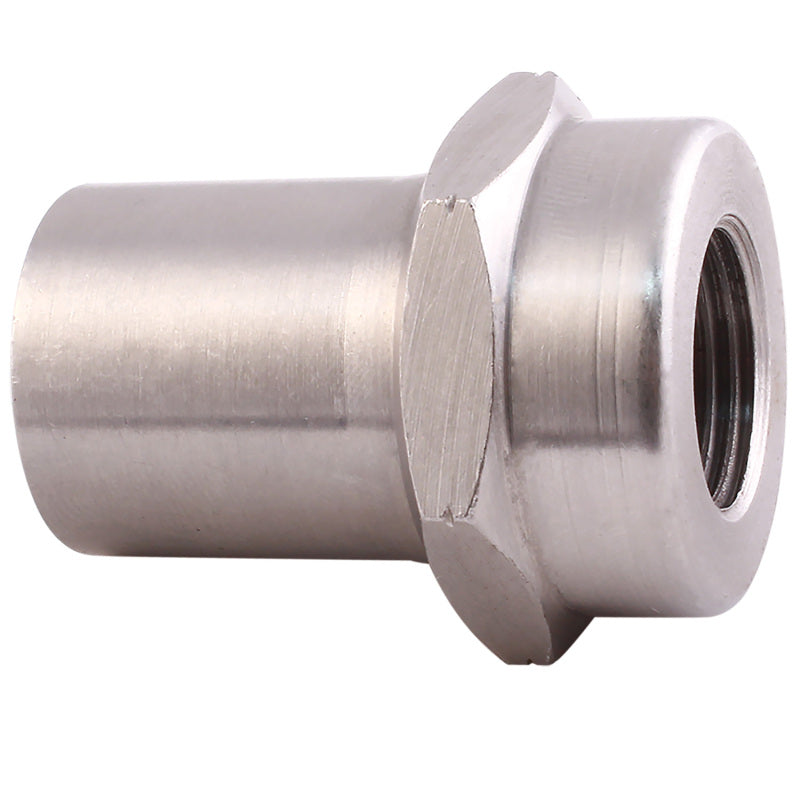 QA1 Tube Adapter - 7/8in OD - Hex - Left Hand - 3/8-24 Thread .058 Wall - Alloy - 1845-102