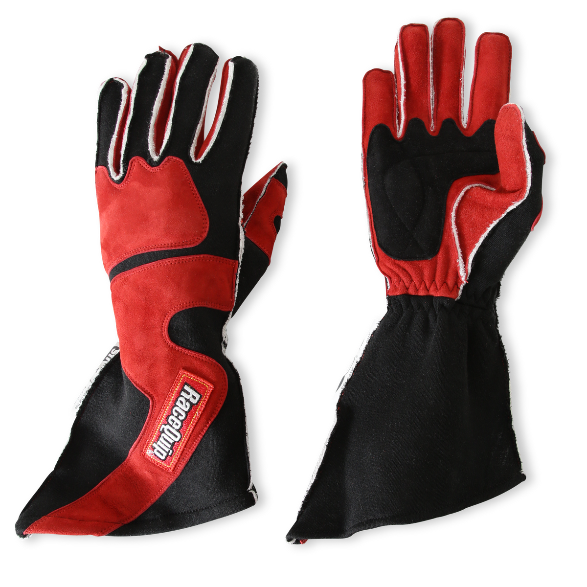 RaceQuip SFI-5 Red/Black 2XL Outseam Angle Cut Glove