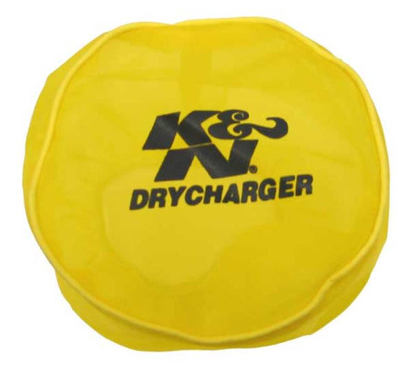 K&N Yellow Drycharger Round Tapered Air Filter Wrap - RX-4990DY by K&N Engineering - front view