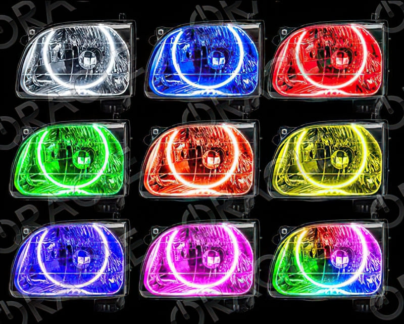 Oracle Toyota Tacoma 01-04 Halo Kit - ColorSHIFT w/ Simple Controller SEE WARRANTY - 3992-504