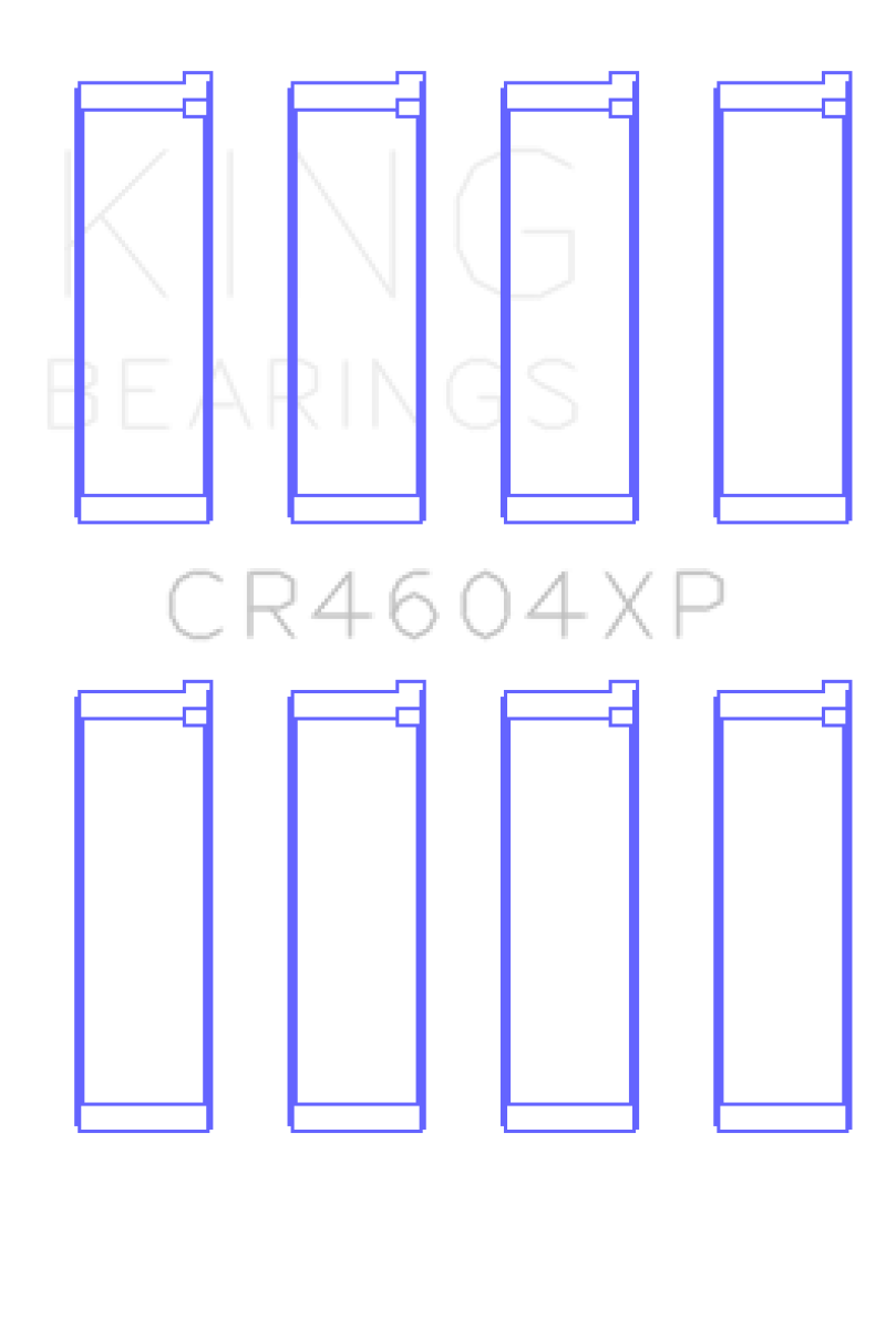 King 07-09 Mazdaspeed 3 L3-VDT MZR DISI (t) Duratec High Performance Rod Bearing Set - Size (STD) - CR4604XP
