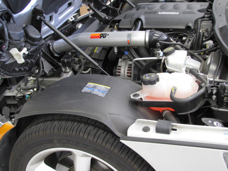 K&N 06-08 Pontiac Solstice / Saturn Sky L4-2.4L Silver Typhoon Short Ram Intake - 69-8432TS for 2006-2009 Pontiac Solstice - 
